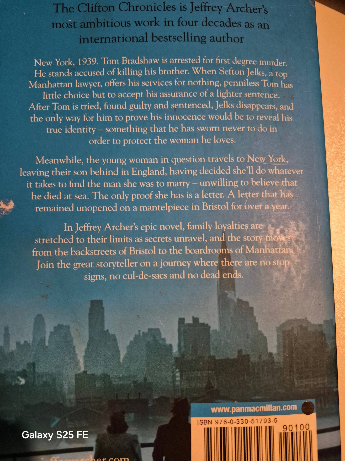 Jeffrey Archer " The Sins of the Father"