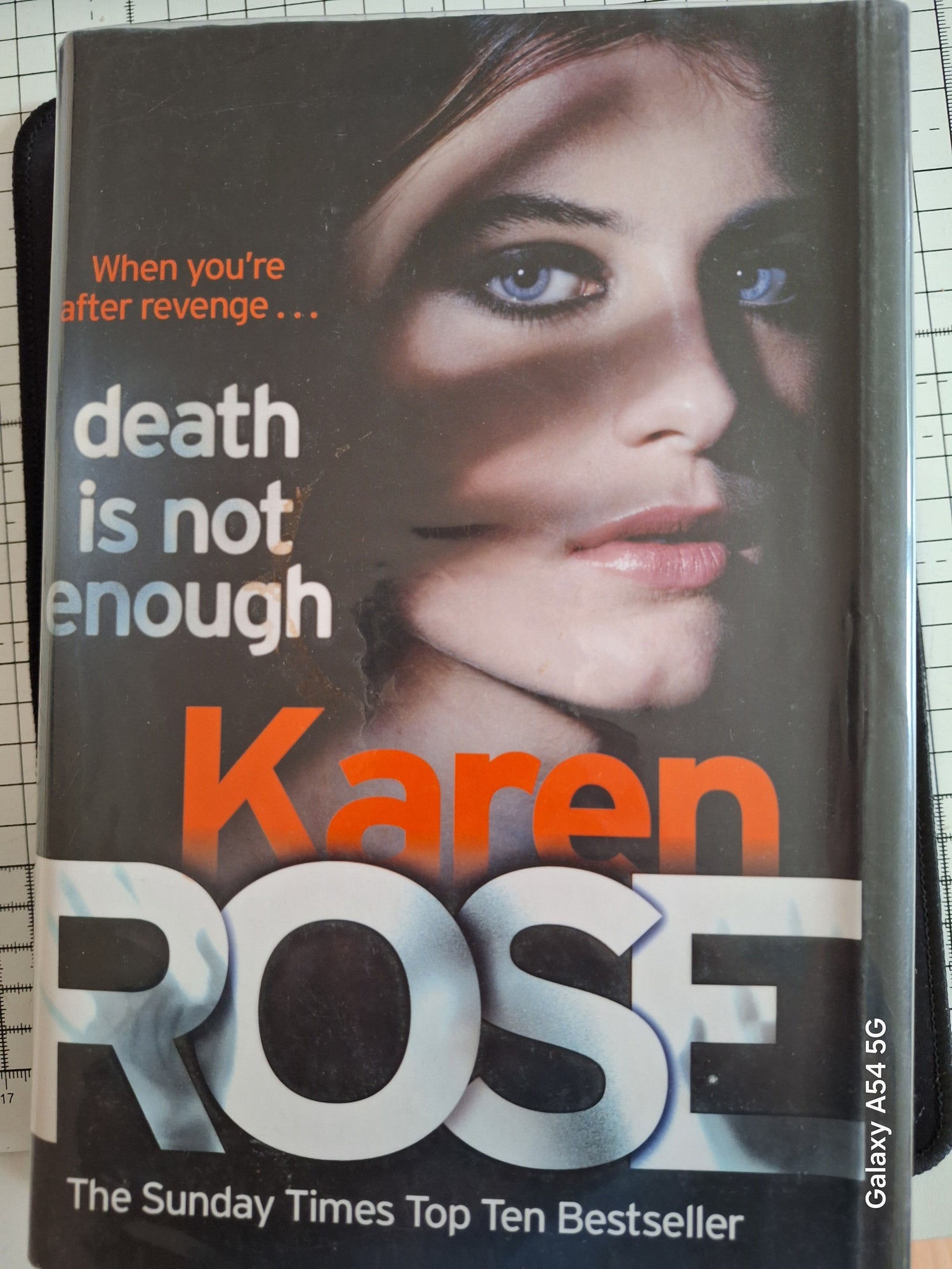 Close-up of a Karen Rose thriller book cover in the bargain thrillers online UK collection