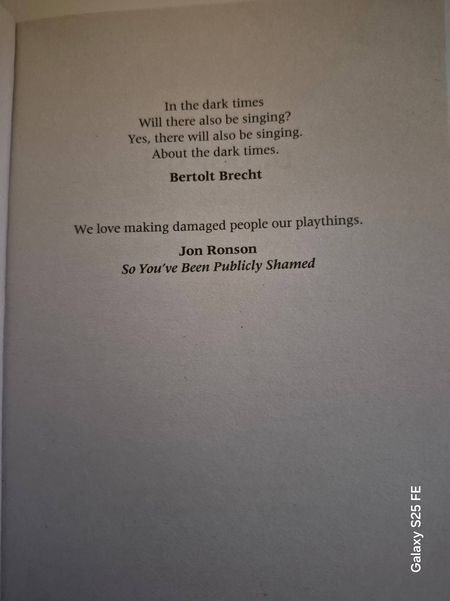 Ian Rankin " A song for the dark times"