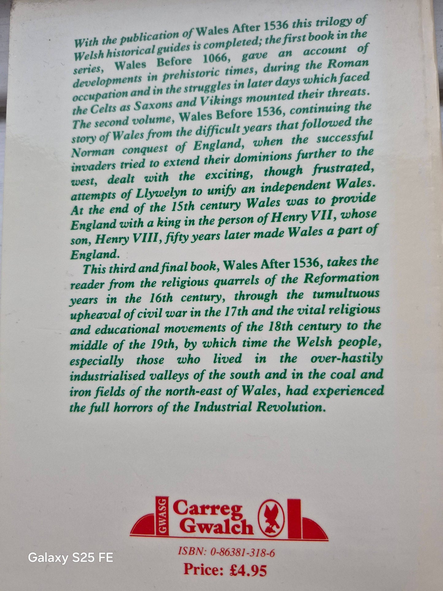 Wales after 1536: Post-Union Political and Cultural Insights