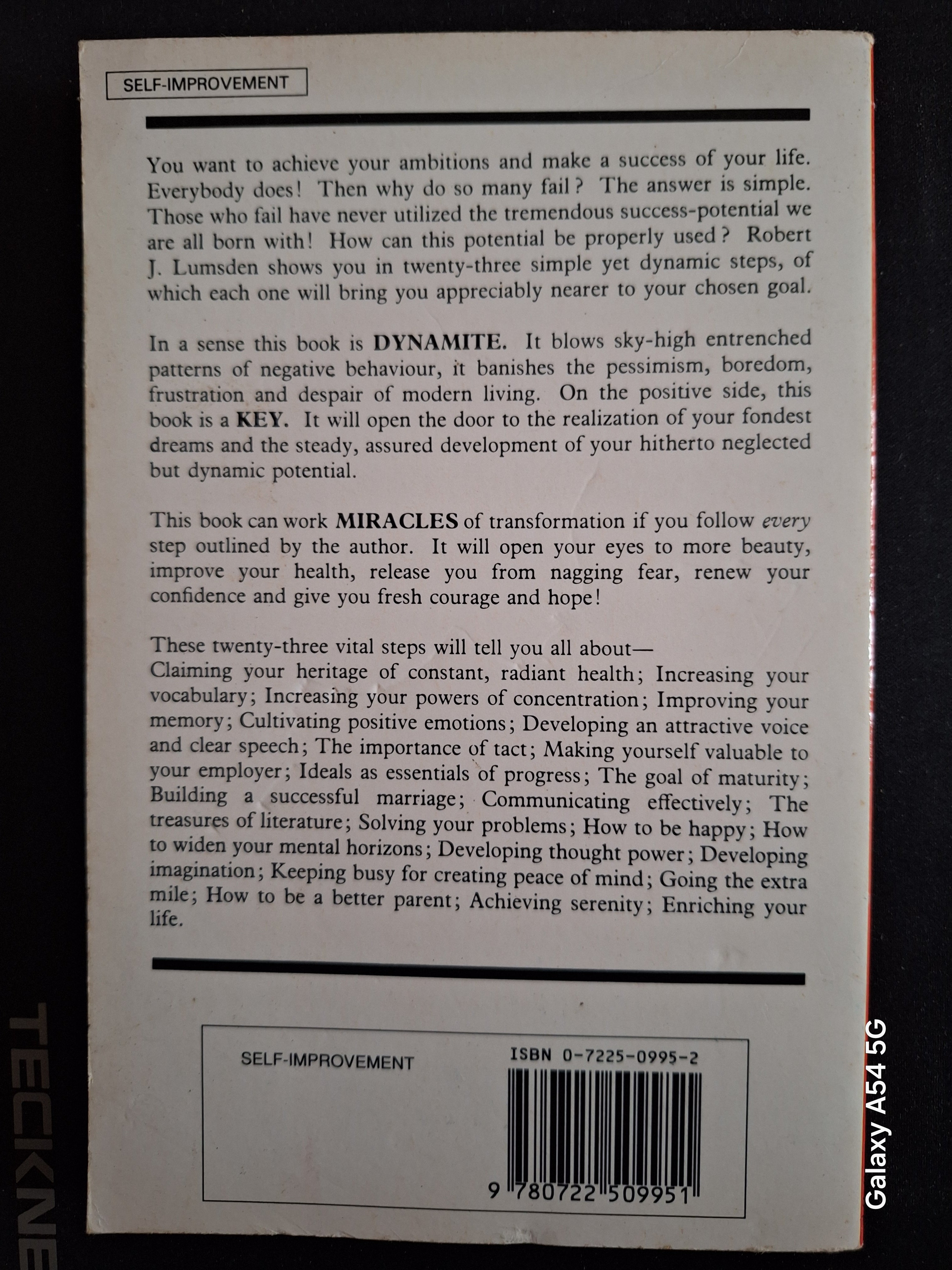 Slightly Read Books 23 Steps self-improvement book showing transformative steps for personal growth