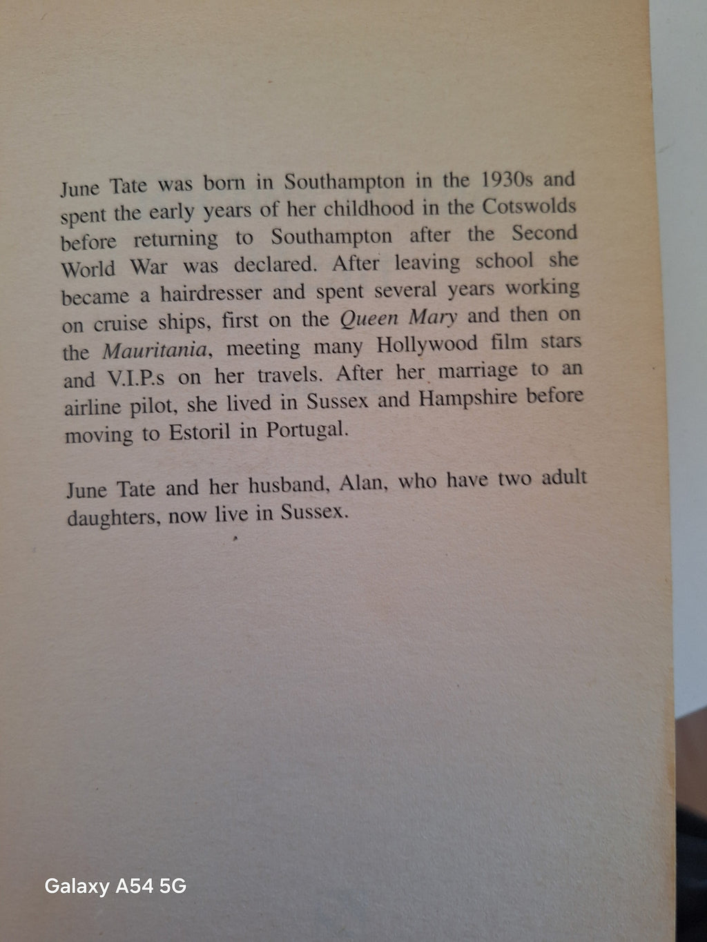 Riches of the Heart June Tate book with informative text on the author June Tate's life and background