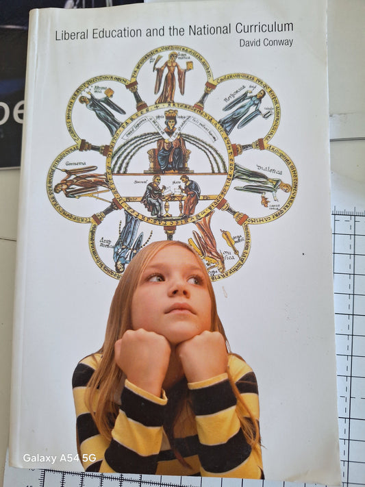 Book cover showing a girl looking up with an illustration and the title Liberal education and the National Curriculum