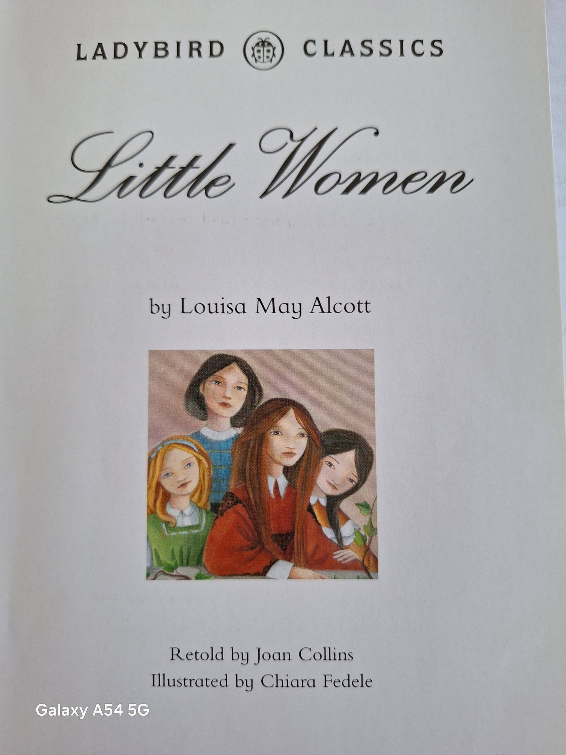 Cover of Little Women used book UK by Louisa May Alcott, illustrated by Chiara Fedele