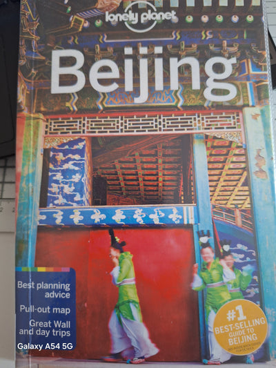 Lonely Planet Beijing guidebook featuring planning advice and pull-out map for travellers