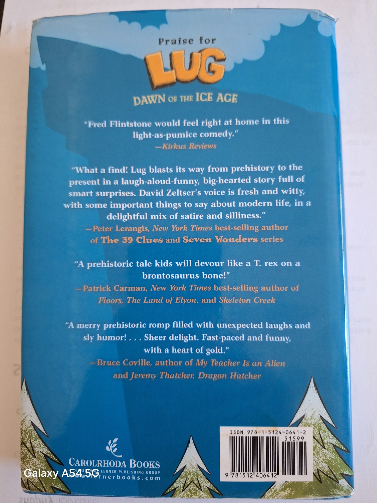 Back cover of LUG Blast from the North used book with reviews and illustrations for readers.
