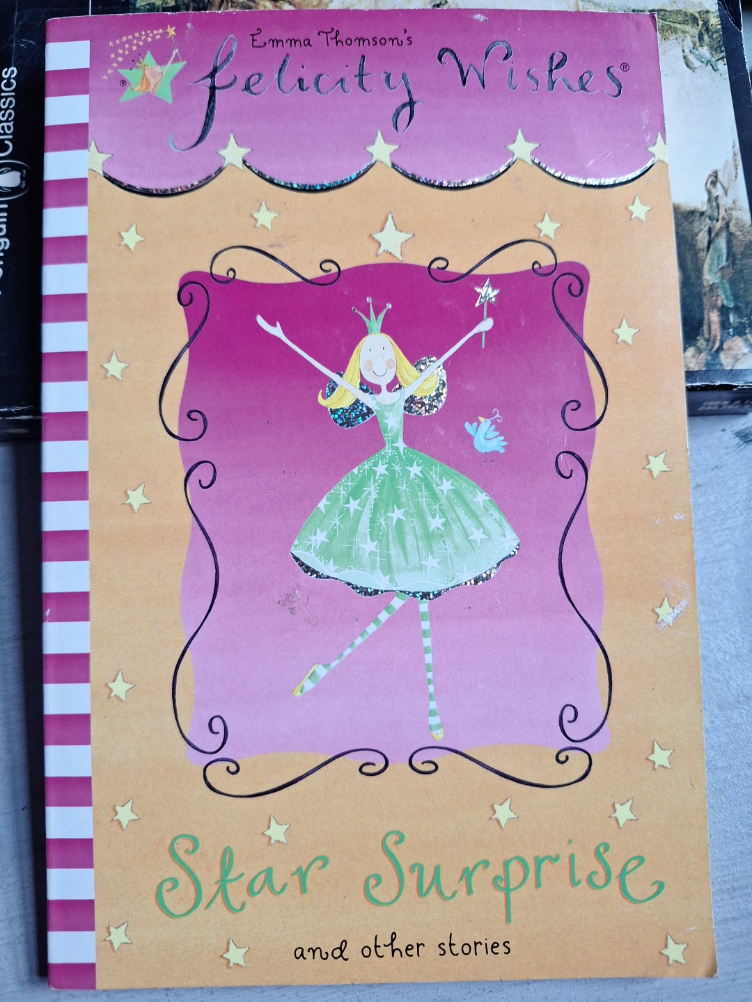 Star Surprise book by Emma Thomson from Slightly Read Books featuring a whimsical fairy in a green dress on the cover