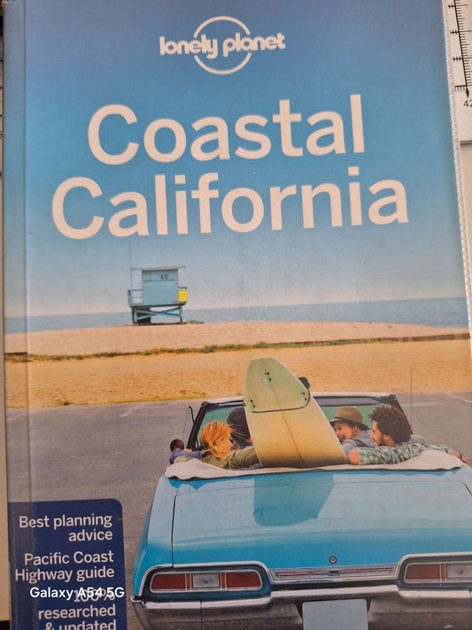 Lonely Planet Coastal California used travel guide UK with surfing tips and planning advice