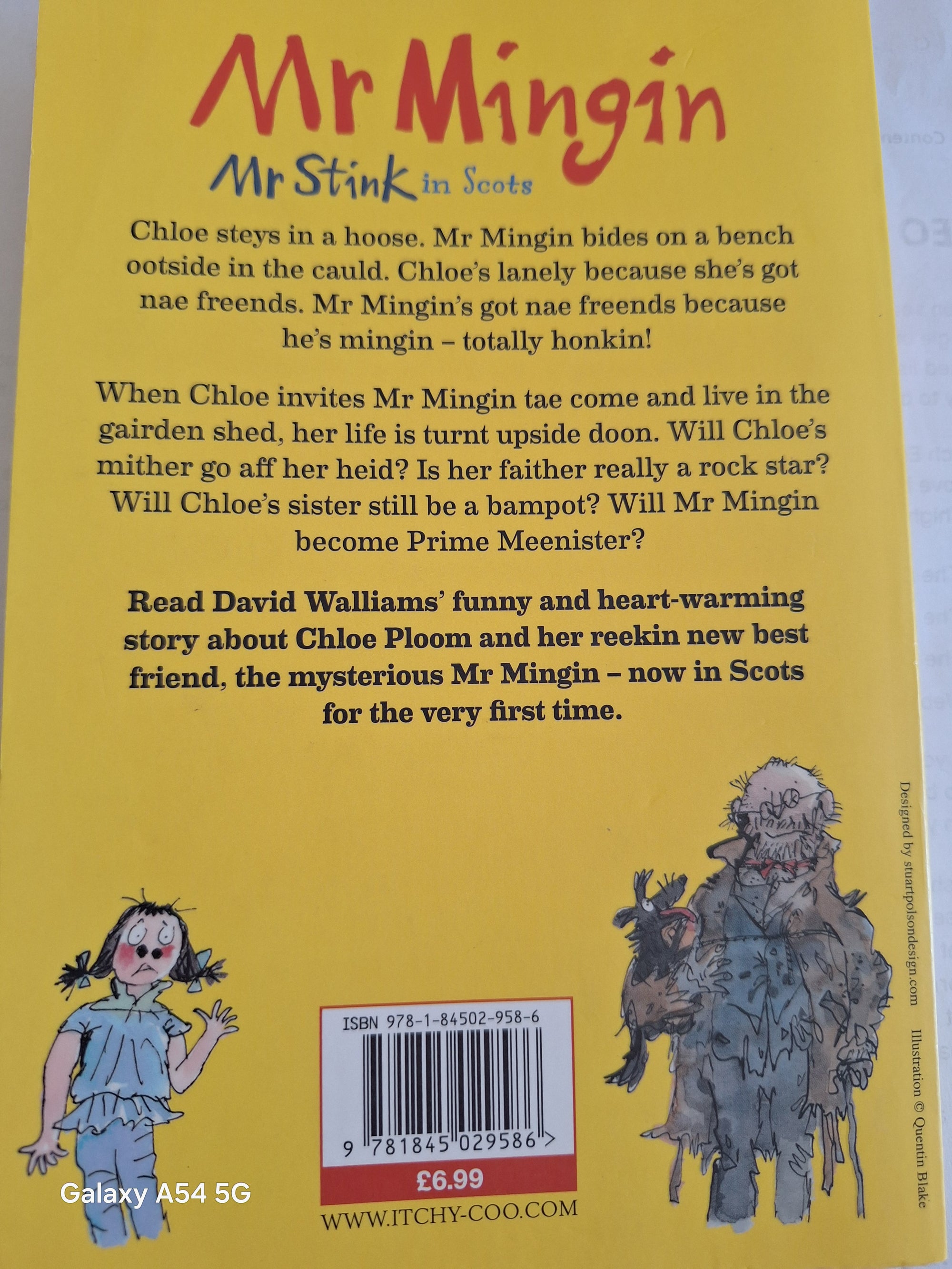 Used Mr Mingin children's book UK with quirky illustrations and humorous storyline for kids